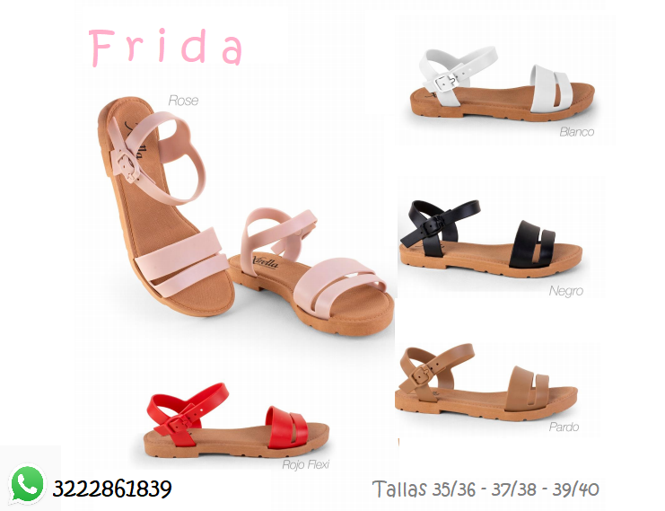 Sandalia frida by xirella tallas surtidas de la 35 a la 40