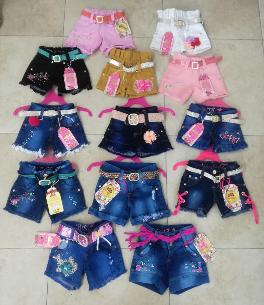 Shorts jean niña
