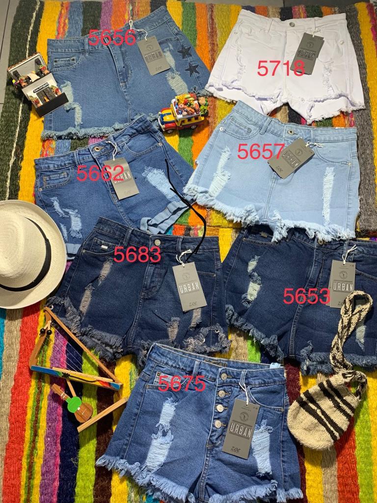 Shorts jean dama