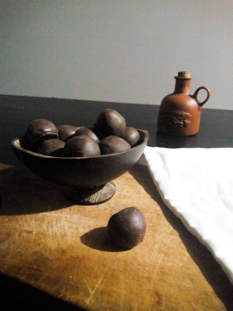 Trufas chocolate y nuez