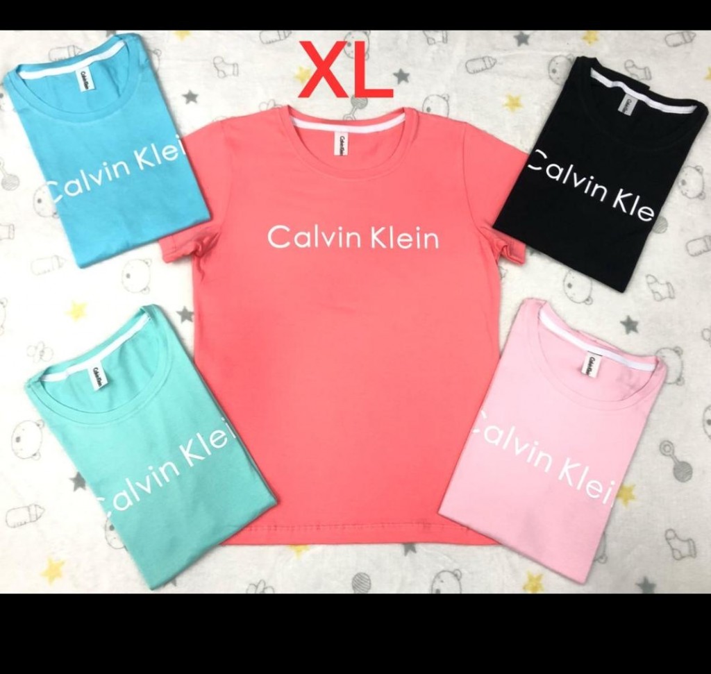 Camiseta algondo licrado dama marca Calvin Klein
