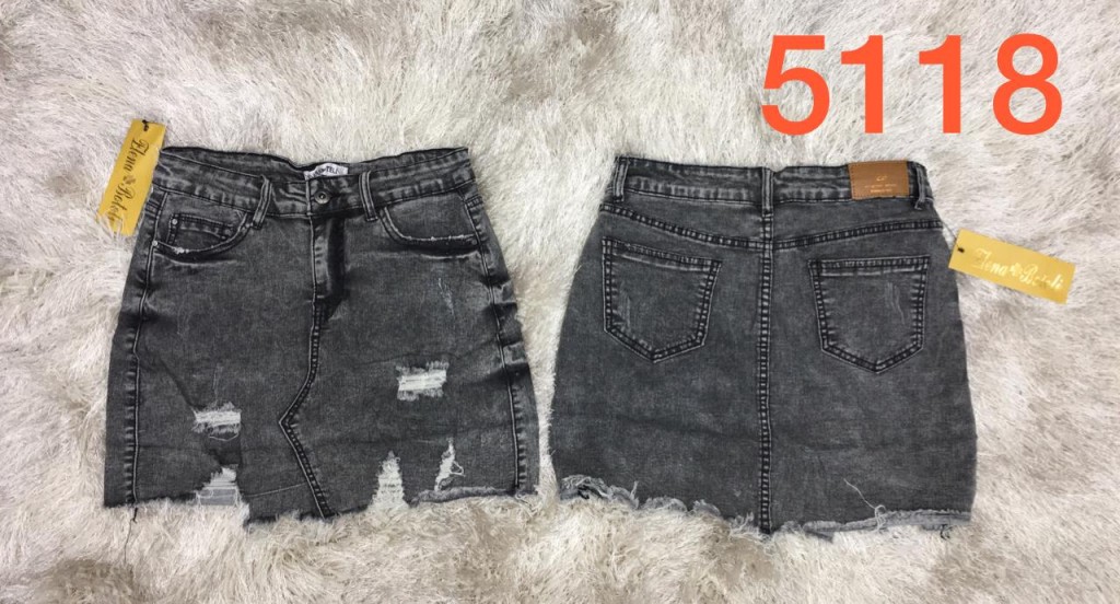 Falda jean dama ref 5118