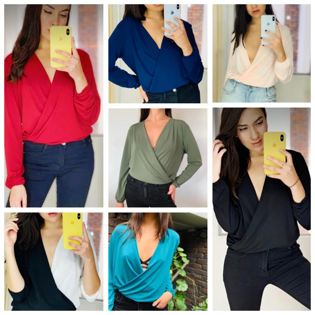 Blusa cruzada dama