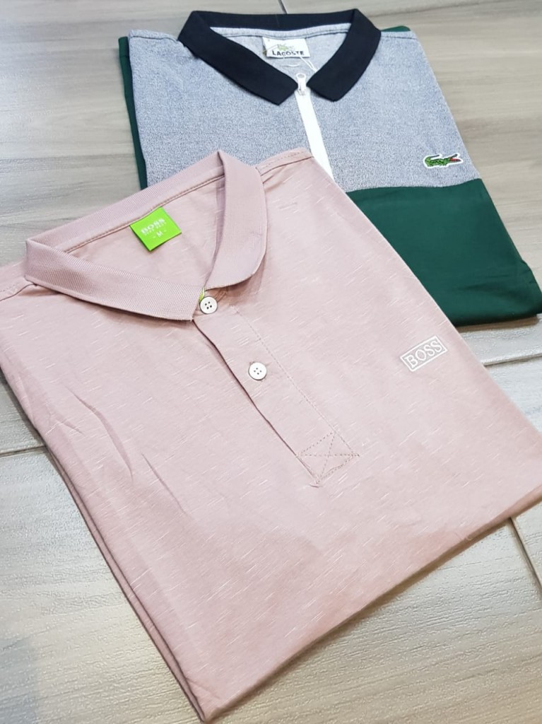Camiseta polo seda fría importada caballero