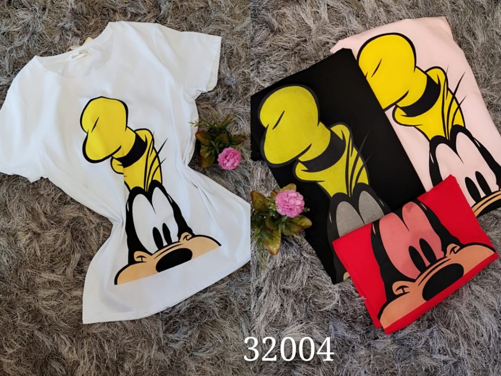 Camiseta dama con apliques