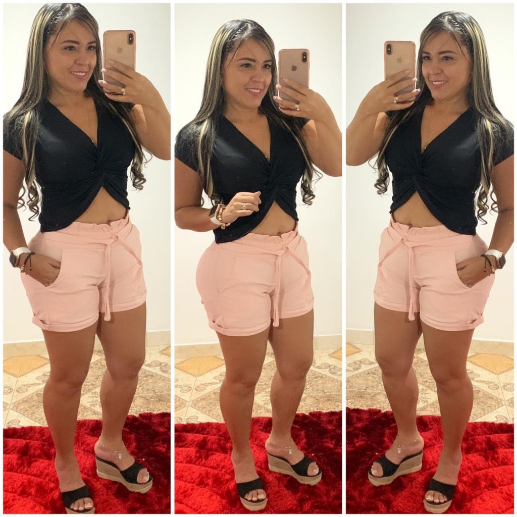 Conjunto dama blusa y short