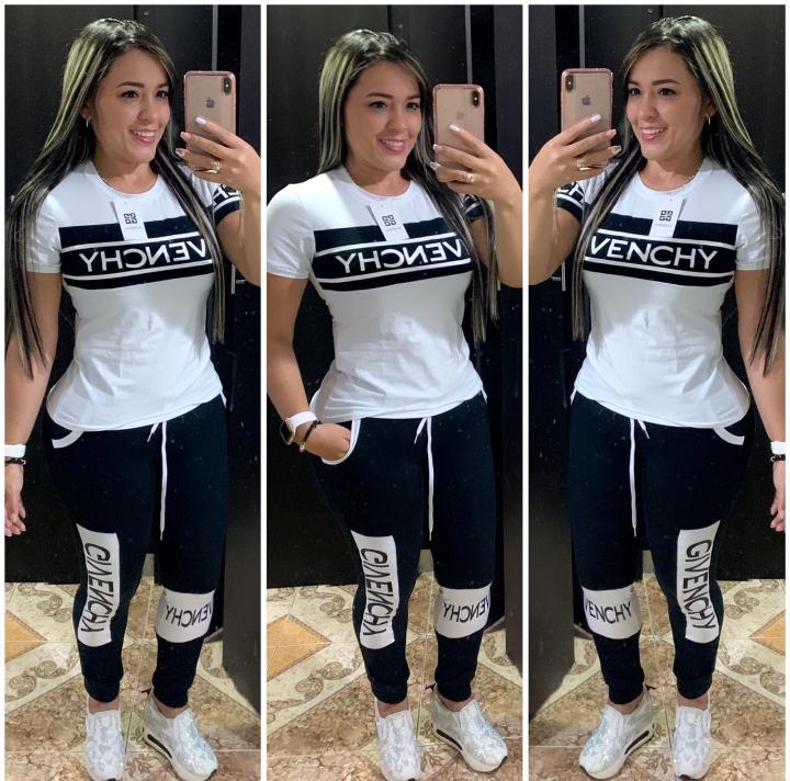 Conjunto deportivo dama blusa y pantalón