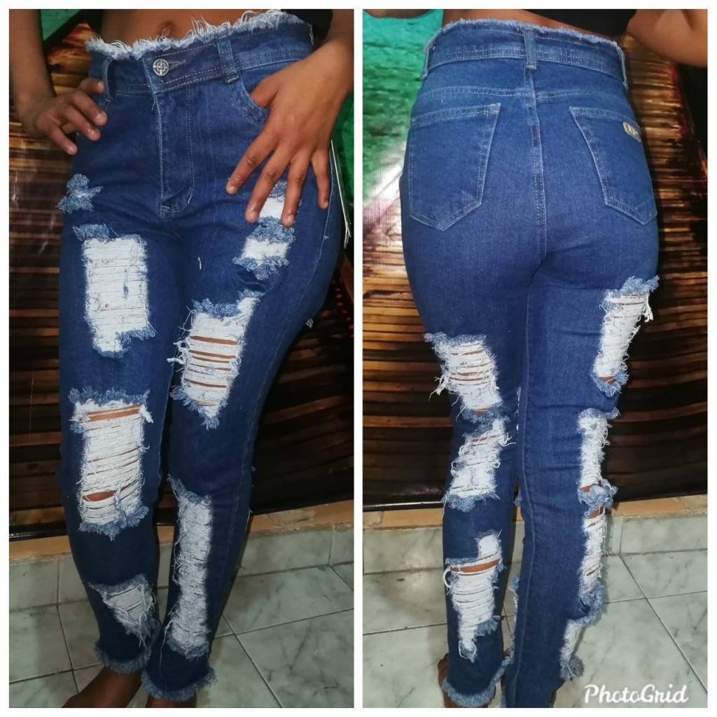 Jean dama un solo botón