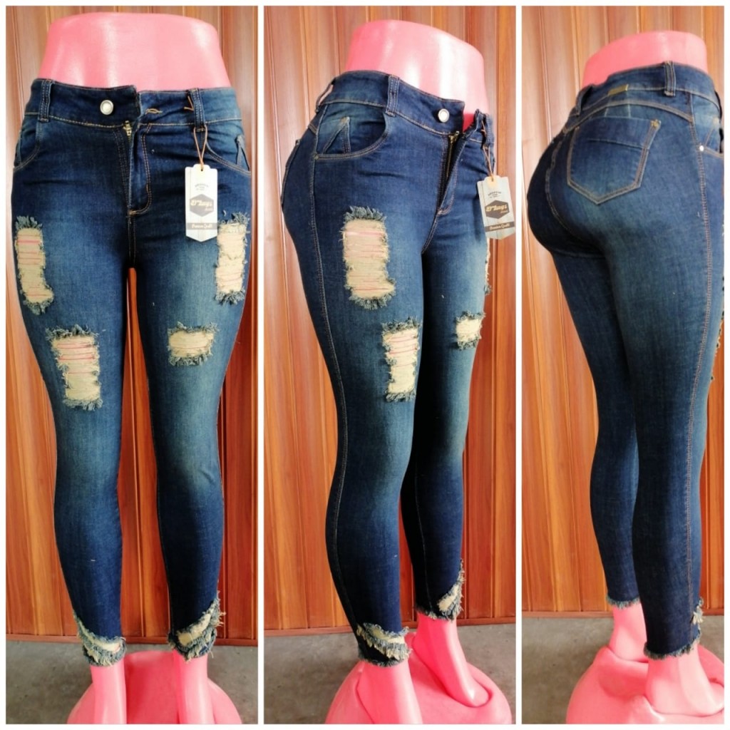 Jean dama desgastes