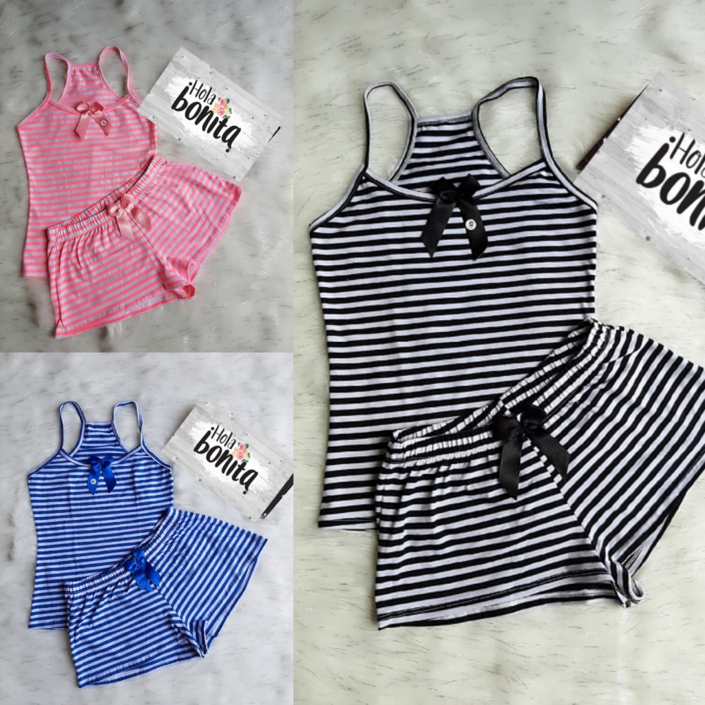 Pijama shorts dama