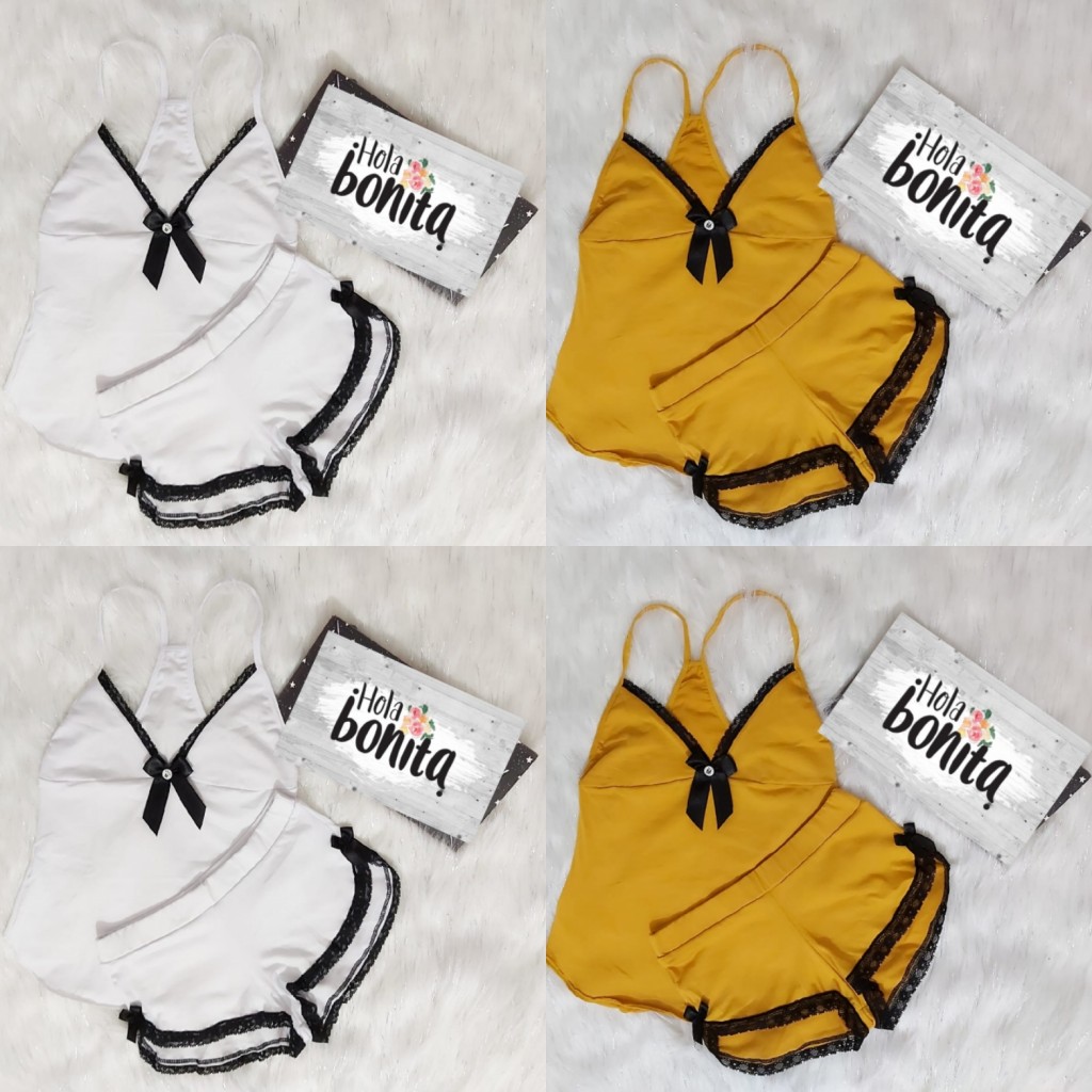 Pijamas shorts dama