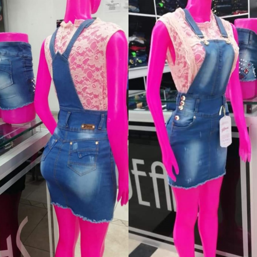 Braga falda jean dama