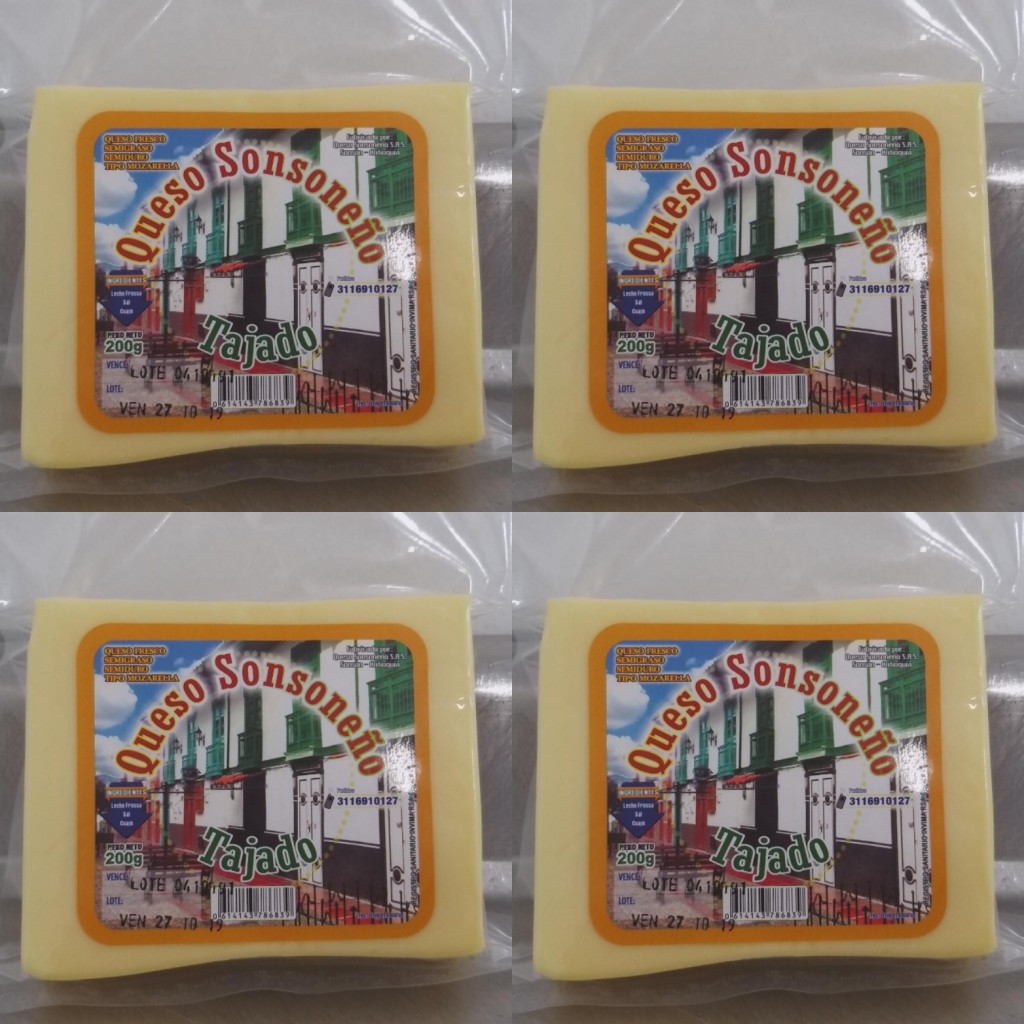 Queso mozzarella tajado × 200gr