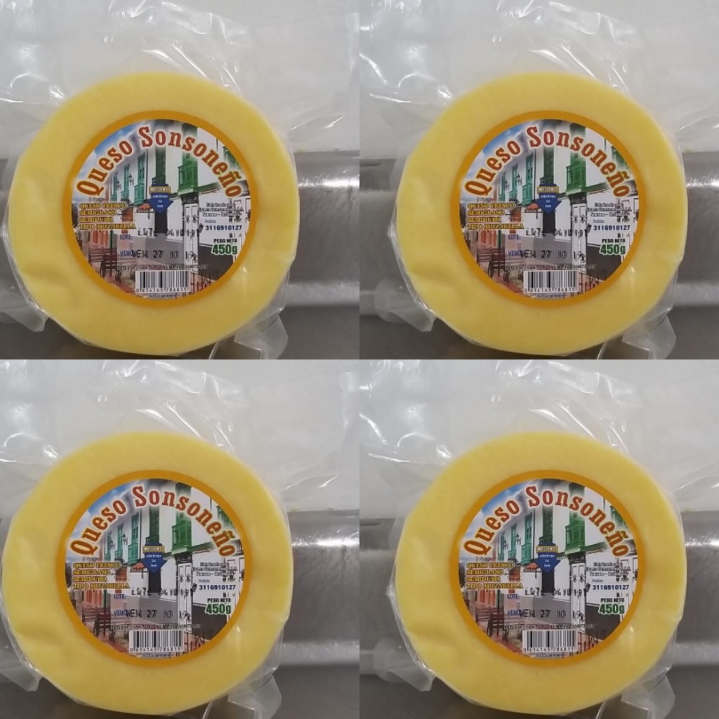 Queso mozzarella × 450gr