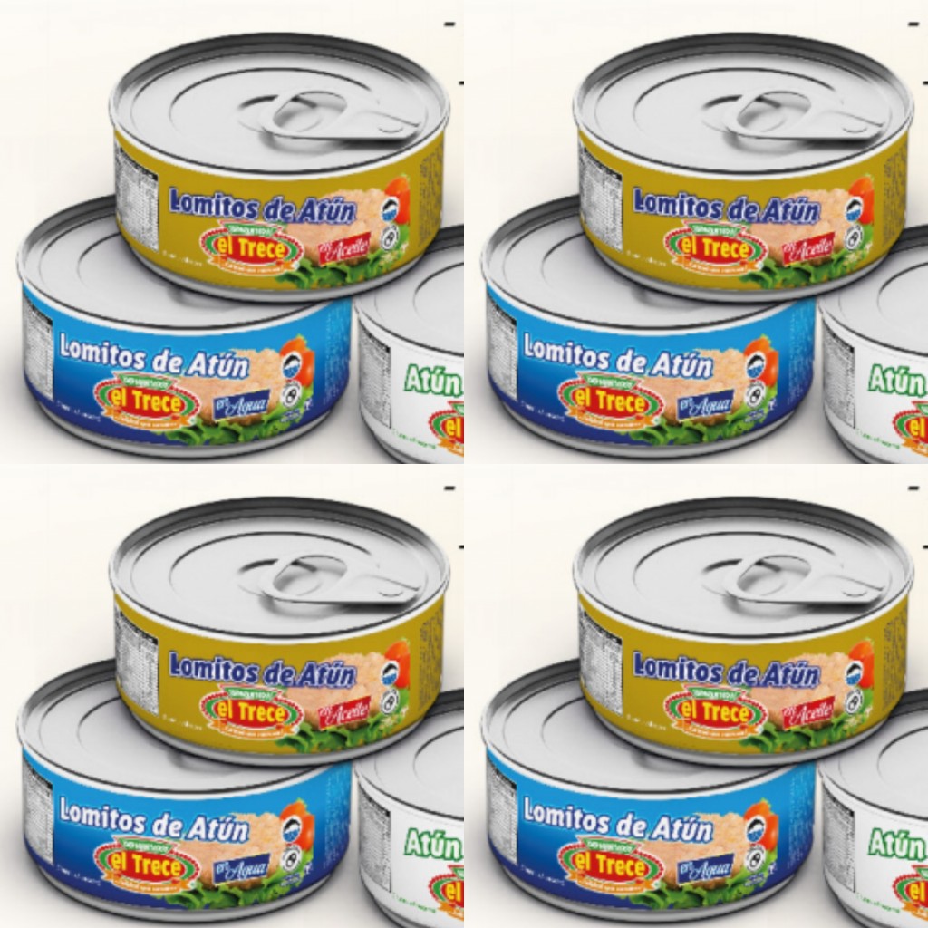 Atún el trece lomitos 170gr × 48uds
