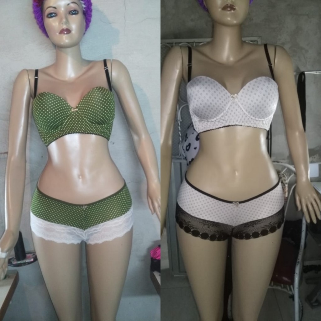 Conjunto ropa interior 3 piezas dama