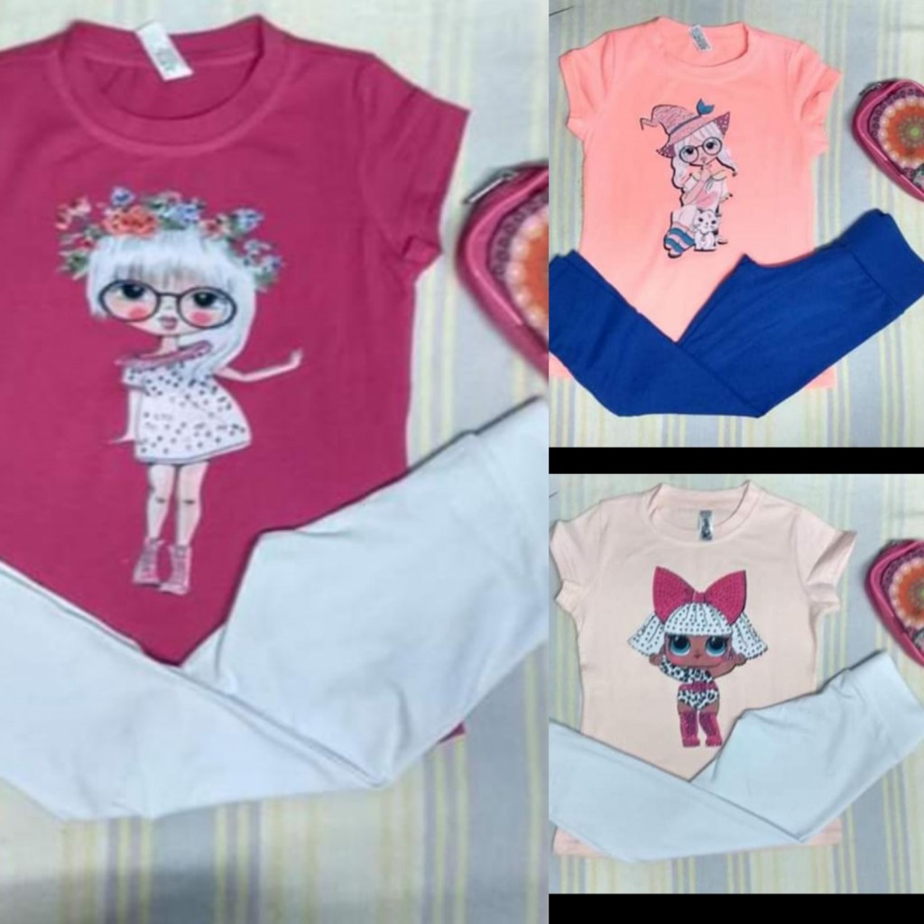 Conjunto niña blusa y pantalón