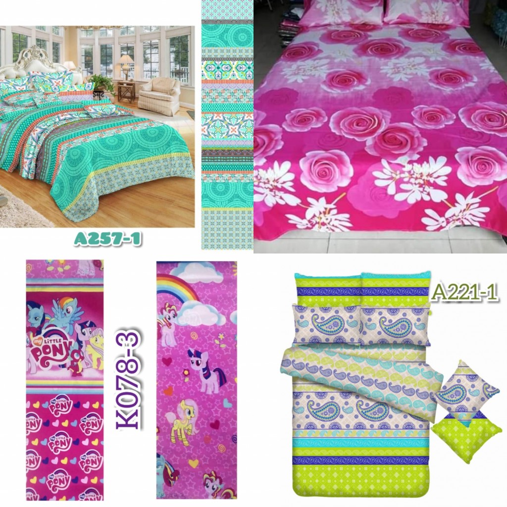 Juego de sábanas línea hogar cama doble