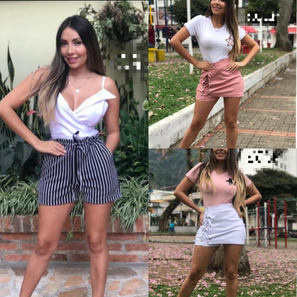 Conjunto dama blusa y shorts