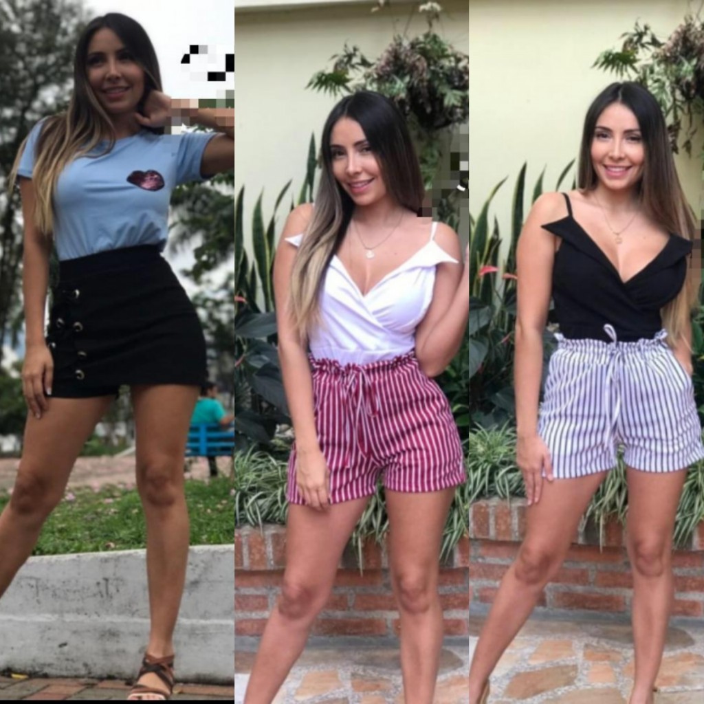 Conjunto dama blusa y shorts