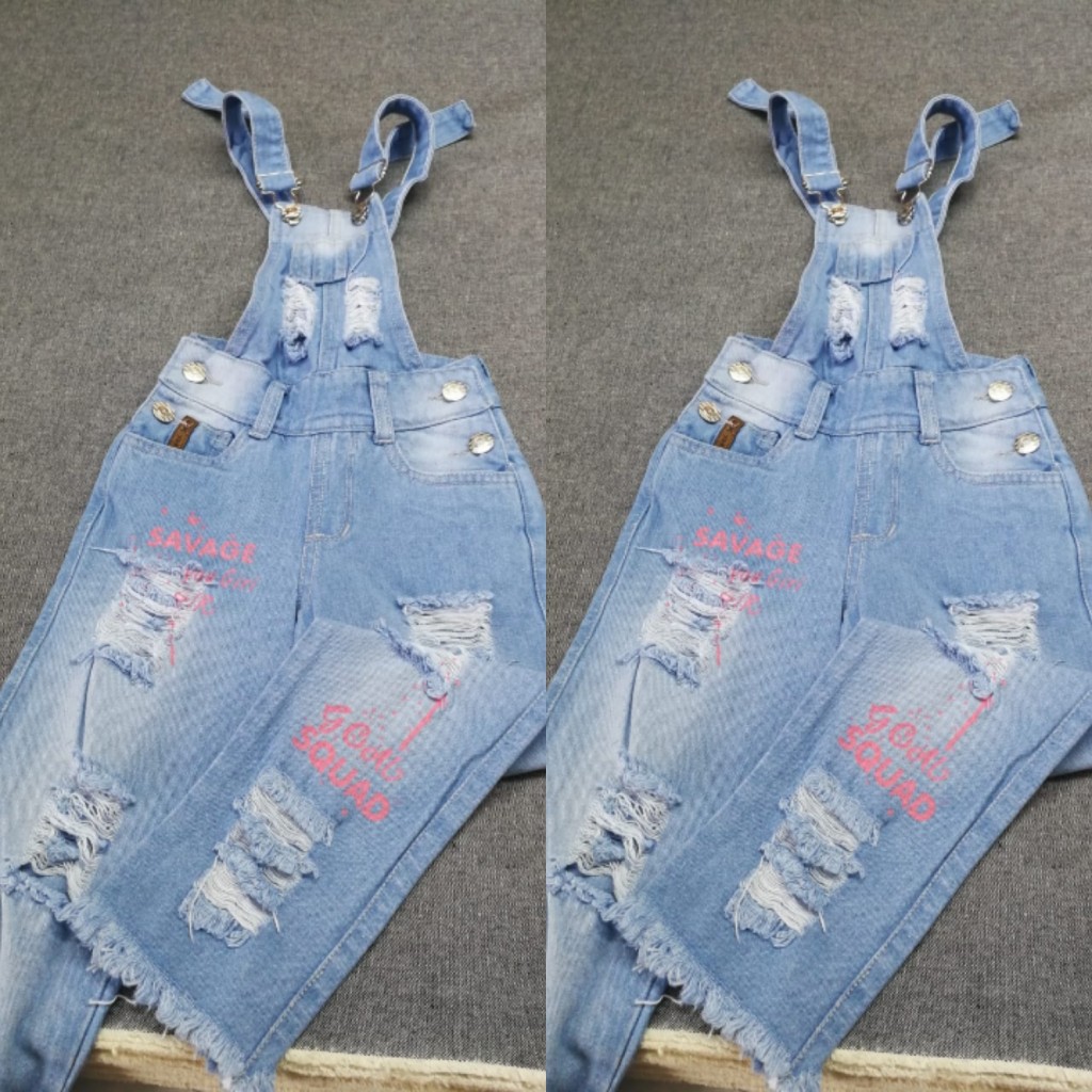Braga pantalón en jean dama