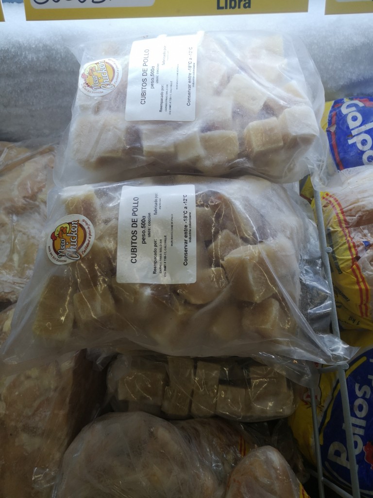 Cubitos de pollo