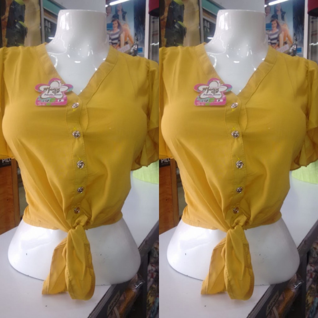 Blusa unicolor dama
