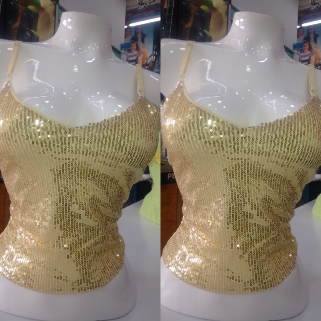 Blusa lentejuelas talla única