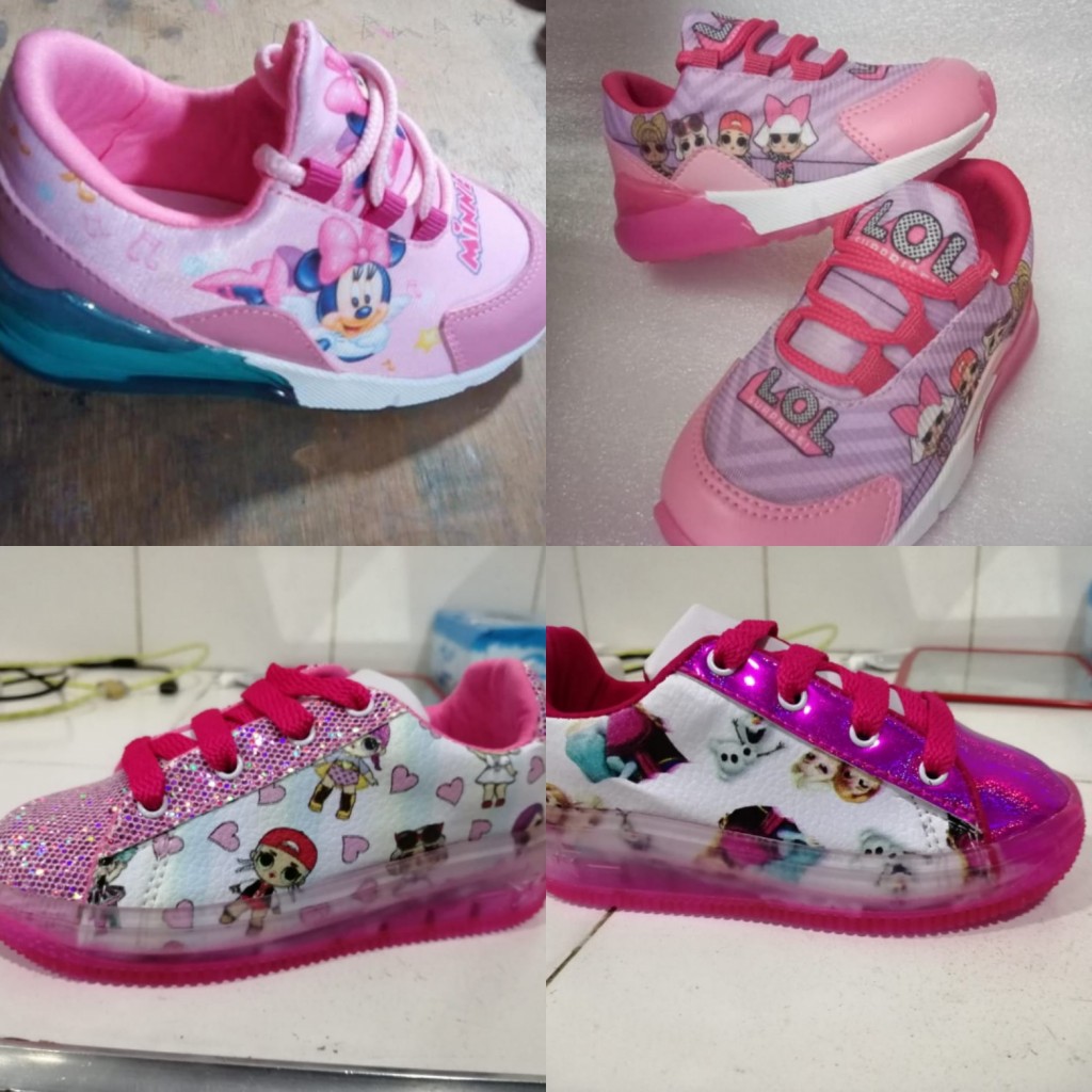 Zapatillas niñas con luces