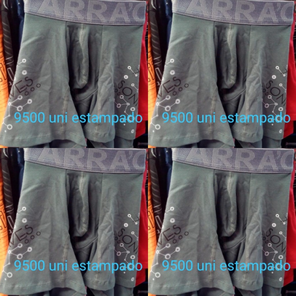 Boxer estampado caballero