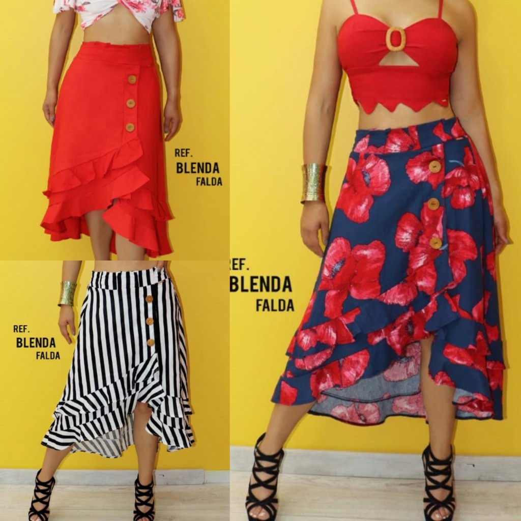 Falda dama ref blenda talla única