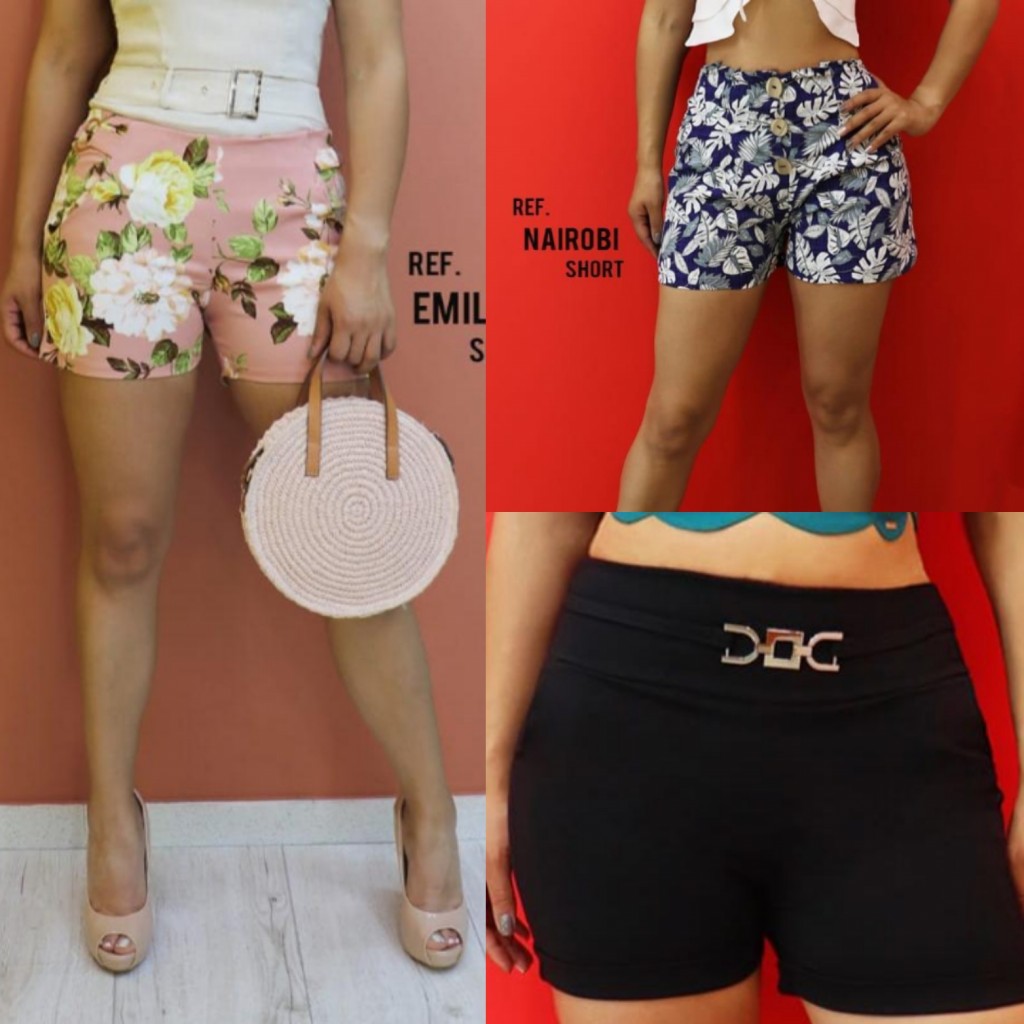 Shorts dama talla única