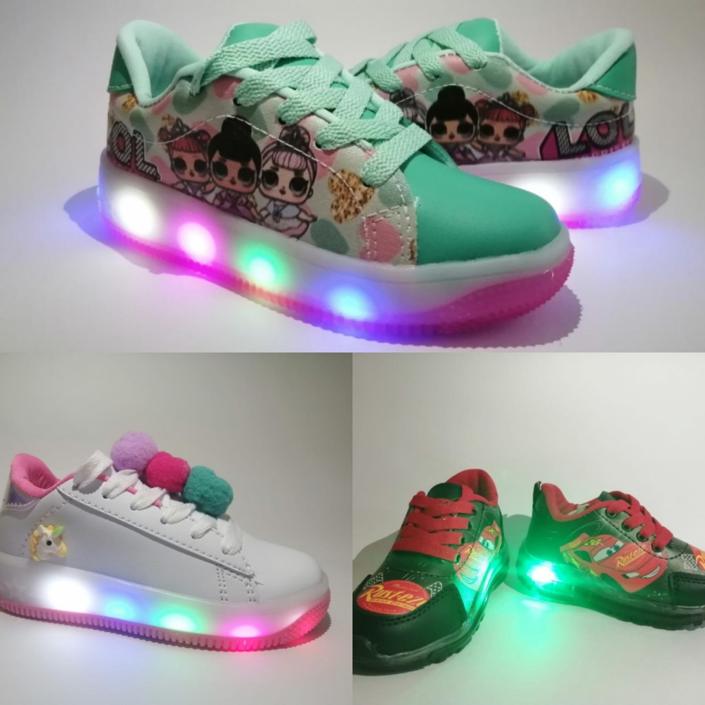 Zapatos con luces para niños