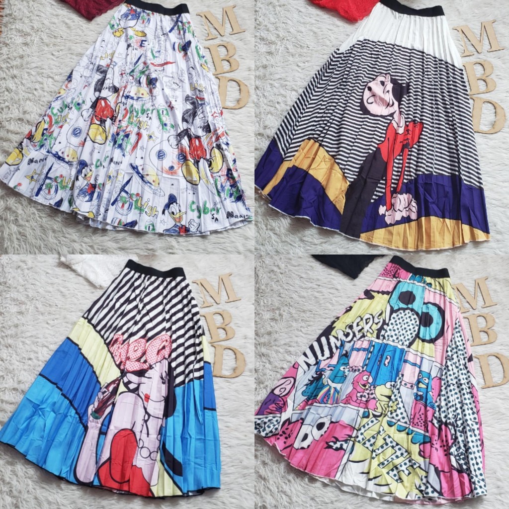 Falda larga prenses dama