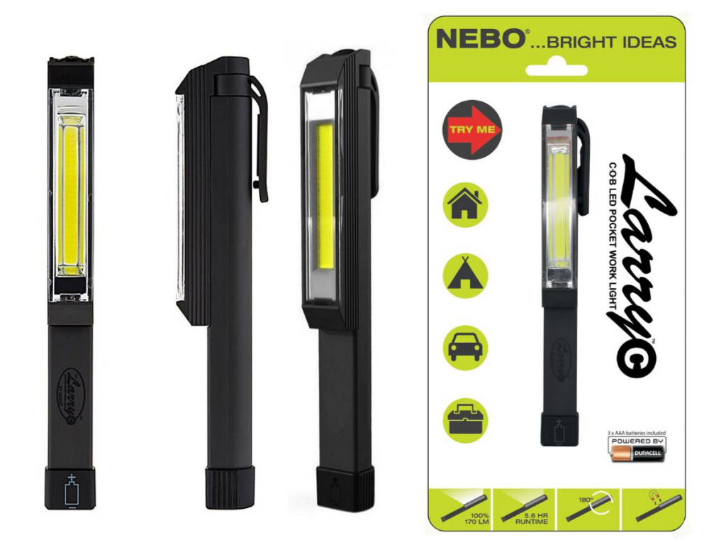 Linterna Luz Led Intenso 170 Lumenes/20 Metros. Resistente al Agua, Golpes