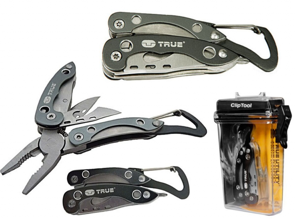 Multi herramienta 6 Funciones. En Acero. Resistente. Original True Utility diseñado UK