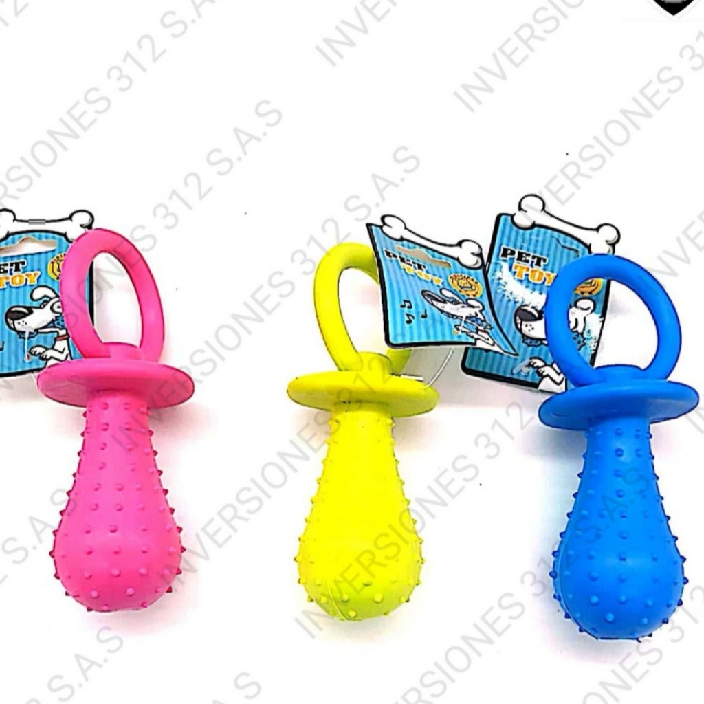 Juguete para mascosta en forma de chupa.con sonido