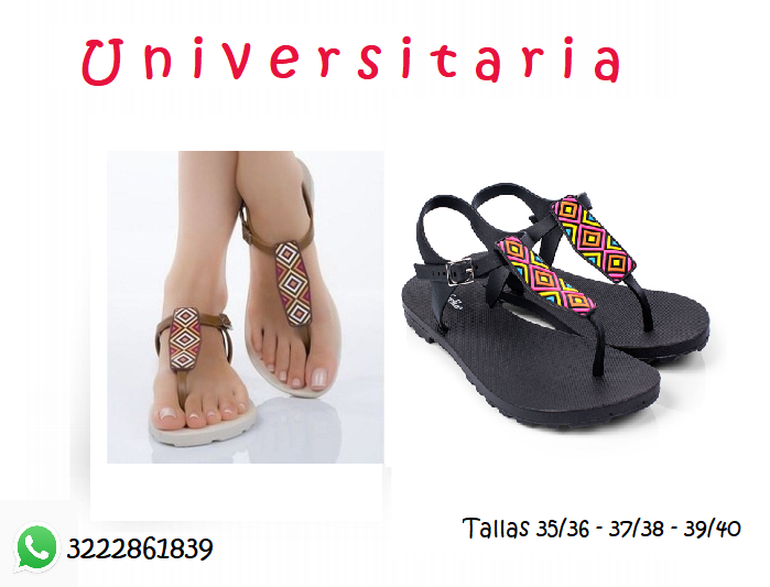 Sandalia Universitaria by Xirella tallas surtidas de la 35 a la 40