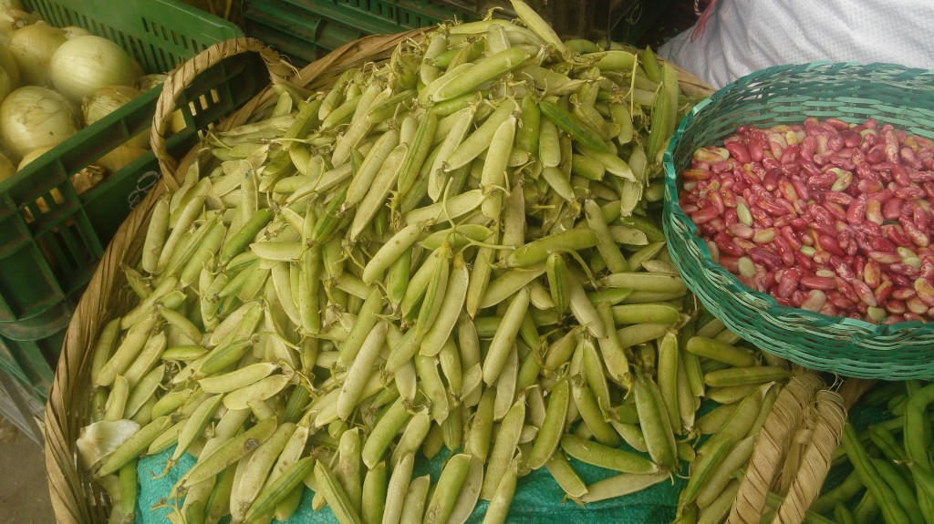 Frijol en cascara
