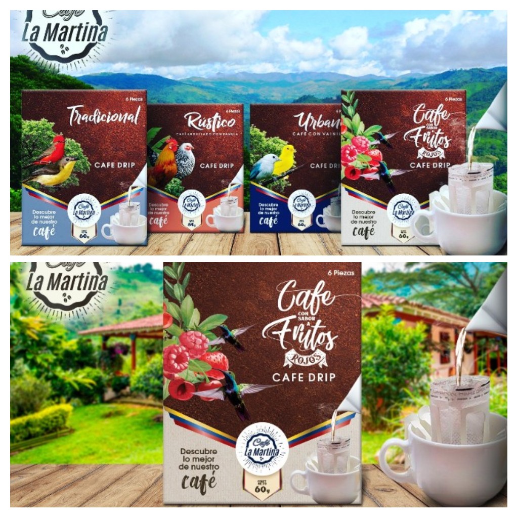 Café con sabor a frutos rojos