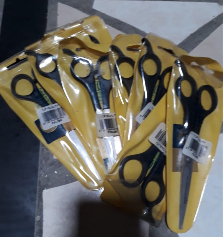 Tijeras barrilito para barberia