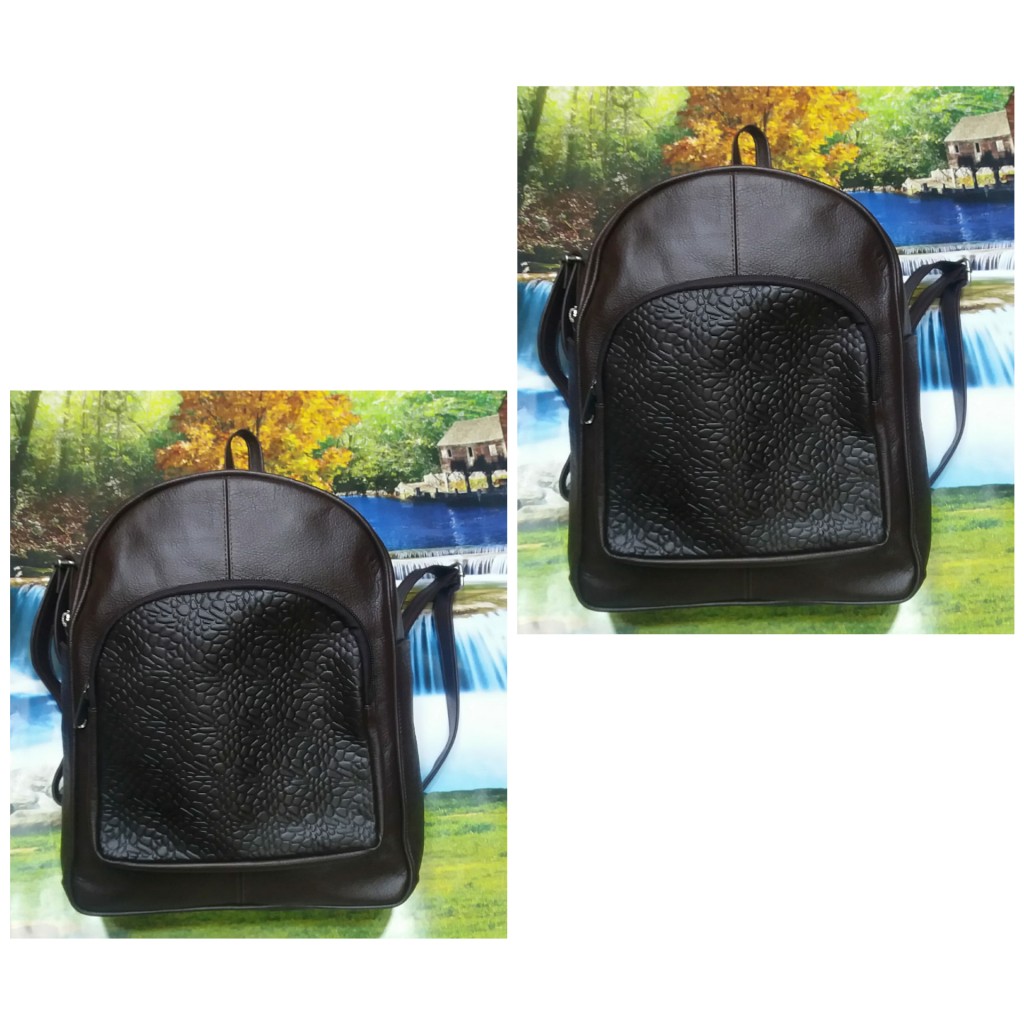 Morral en Cuero