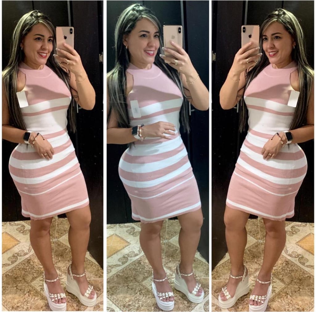 Vestido en hilo dama