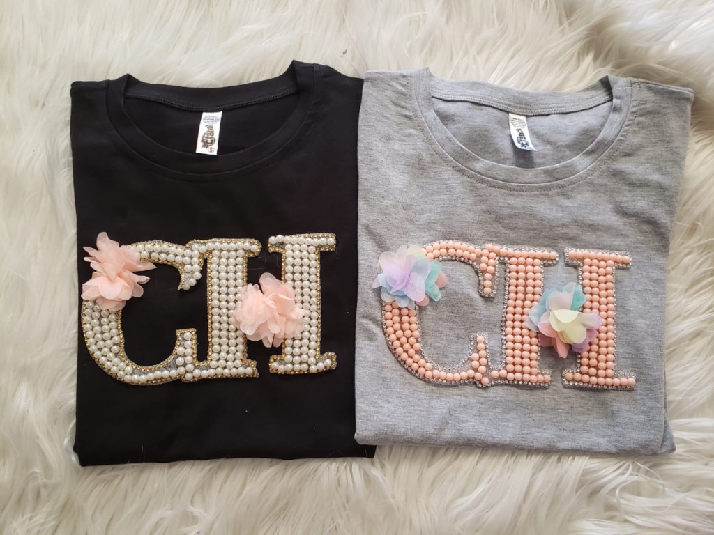 Camisetas con apliques dama