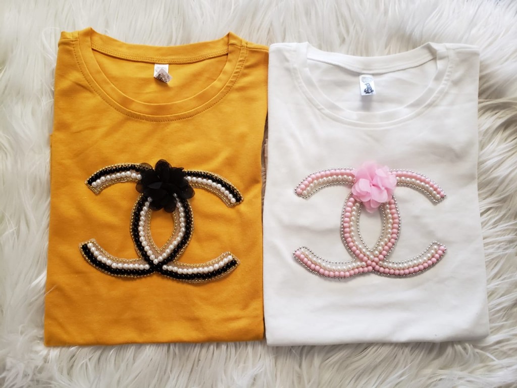 Blusas damas con apliques