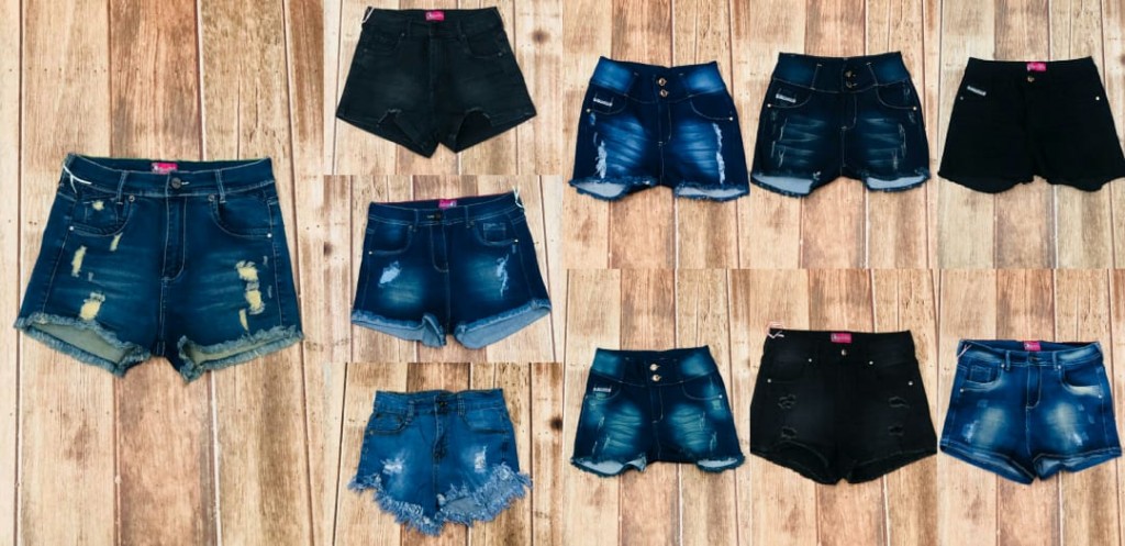 Shorts jean dama