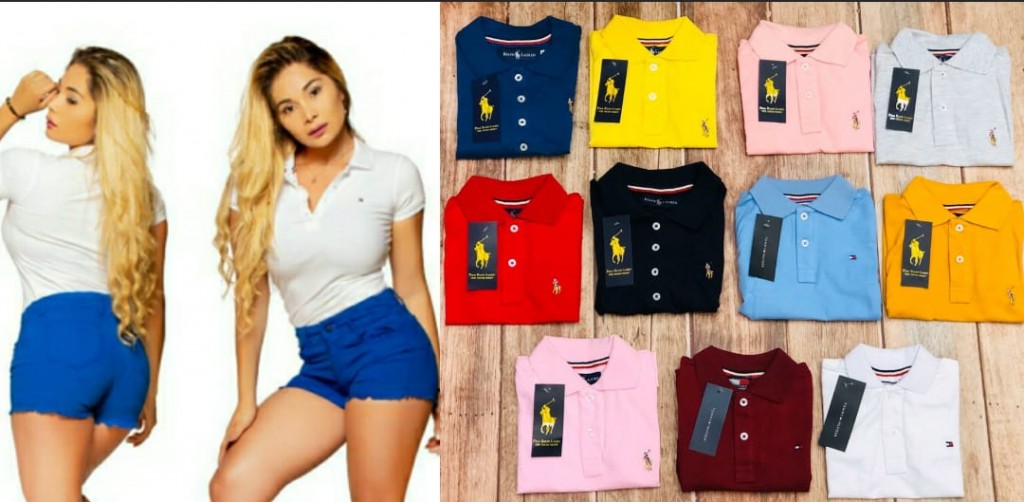 Camiseta polo dama importadas