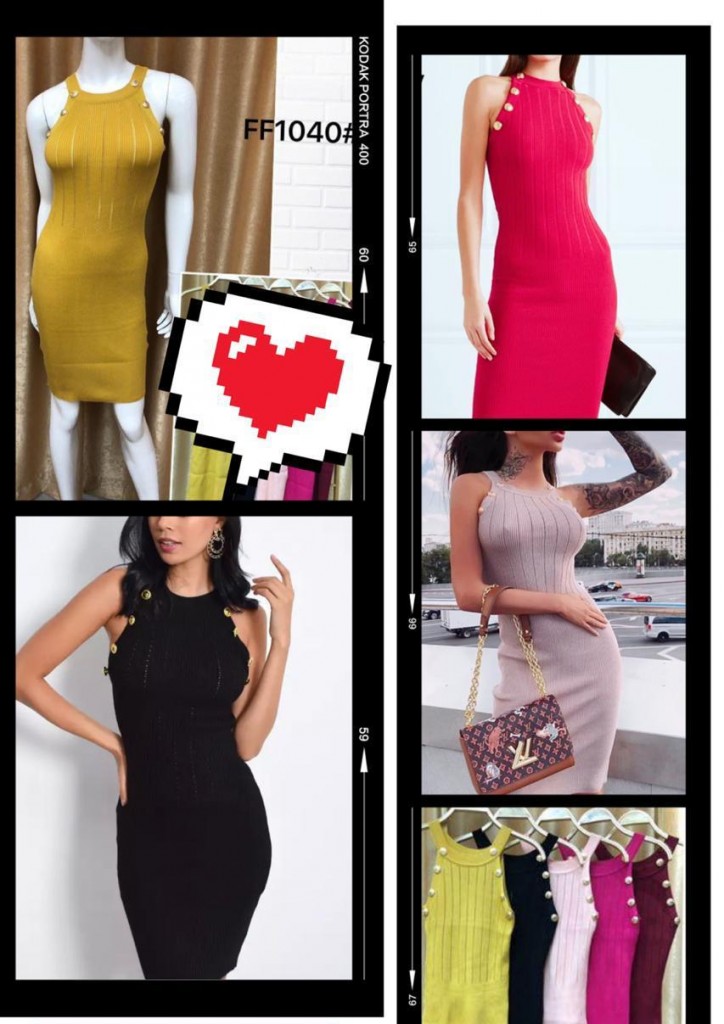 Vestido en hilo dama