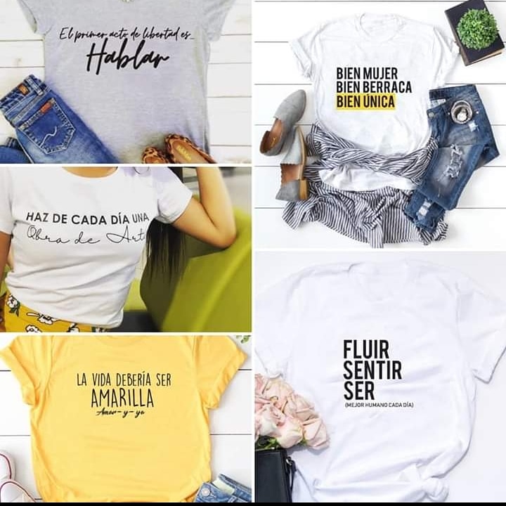 Camiseta básica dama
