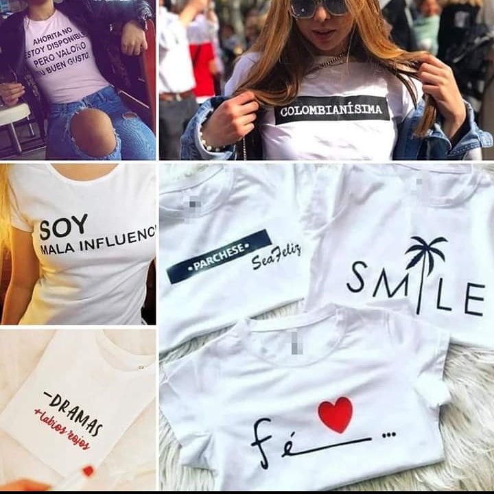 Camisetas dama